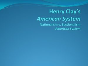 American system definition