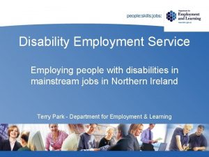 Disability employment blair athol