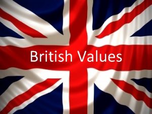 British values hand
