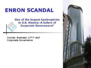 Enron scandal