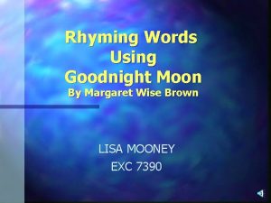Words that rhyme with moon