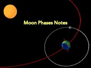 Moon Phases Notes Lunar Movement Revolves around Earth