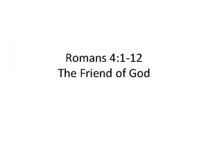 Romans 4:1-12 kjv