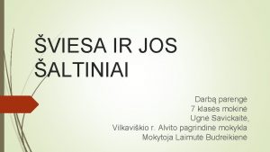 Dirbtiniai šviesos šaltiniai