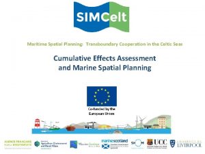 Maritime Spatial Planning Transboundary Cooperation in the Celtic