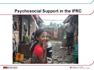 Types of psychosocial support
