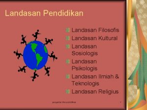 Landasan kultural
