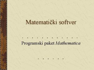 Programski jazici Programski jazici