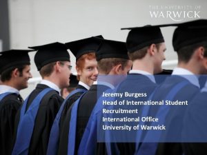 International student recruitment