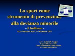 Sport e devianza