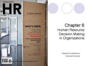 Human resource decision making in organizations