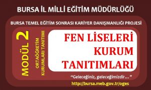 BURSA L MLL ETM MDRL ORTARETM KURUMLARI TANITIMI