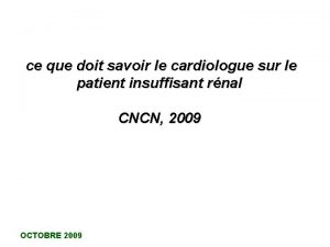 ce que doit savoir le cardiologue sur le