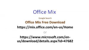 Office mix download