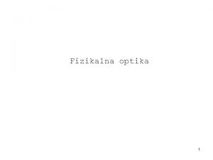 Fizikalna optika