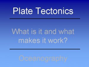 Continental drift theory slideshare