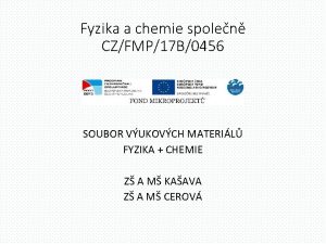Fyzika a chemie spolen CZFMP17 B0456 SOUBOR VUKOVCH