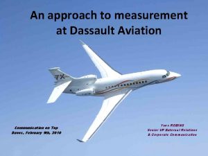 Dassault communication