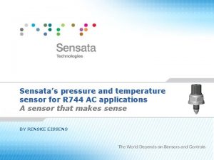 Sensata pressure & temperature