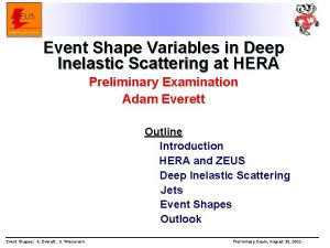 Event Shape Variables in Deep Inelastic Scattering at