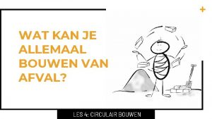 WAT KAN JE ALLEMAAL BOUWEN VAN AFVAL LES