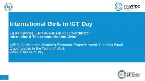 International girls in ict day