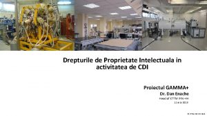 Drepturile de Proprietate Intelectuala in activitatea de CDI