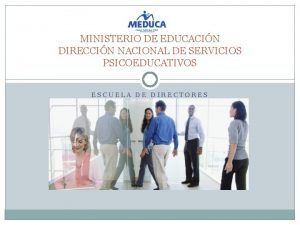 MINISTERIO DE EDUCACIN DIRECCIN NACIONAL DE SERVICIOS PSICOEDUCATIVOS