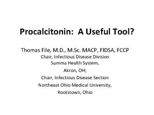 Procalcitonin,