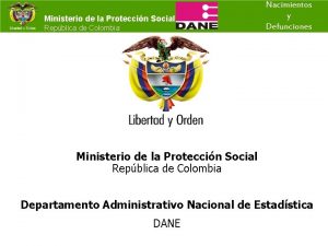 Ministerio de la Proteccin Social Repblica de Colombia