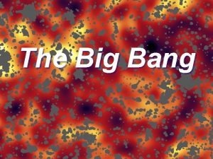 Big bang paradox