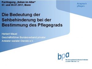 Fachtagung Sehen im Alter 07 und 08 07