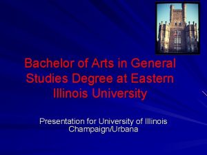 Bachelor of Arts in General Studies Degree at