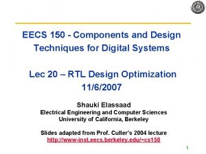 Eecs 150