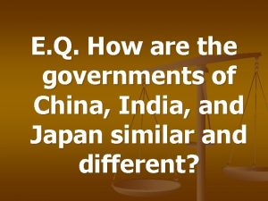 India government type India government type