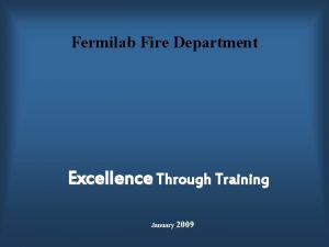 Fermilab fire department