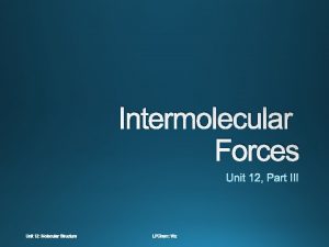 Intermolecular forces symbol