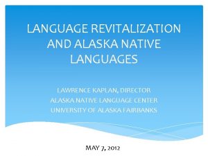 Thank you in alaska native languages