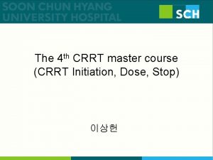 Colistin crrt dose Colistin crrt dose