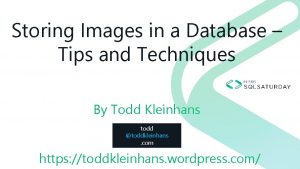 Storing images in database pros and cons