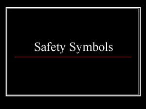 Safety symbol for sharp object