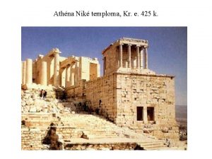 Athna Nik temploma Kr e 425 k Templomalaprajzok