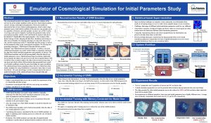 Emulator of Cosmological Simulation for Initial Parameters Study