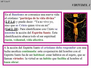 Virtudes del bautismo
