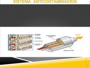 SISTEMA ANTICONTAMINACION Sistema de filtracin de partculas diesel