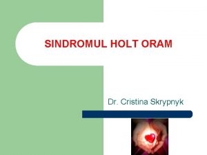 Sindromul holt oram