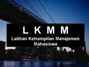 Jenjang lkmm