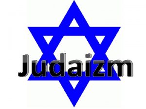 Judaizm Geneza judaizmu Judaizm wywodzi si z wierze