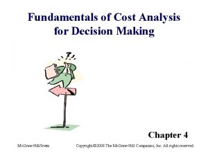 Make or buy analysis example