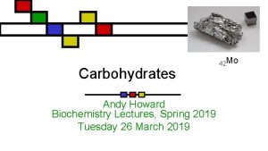 Carbohydrates biochemistry lecture
